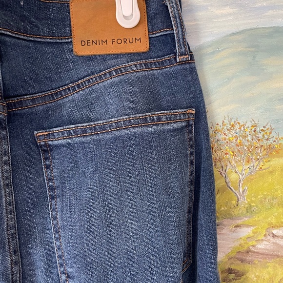 DENIM FORUM THE LOLA MID RISE SKINNY 28L 27 Dark Wash - Picture 3 of 4